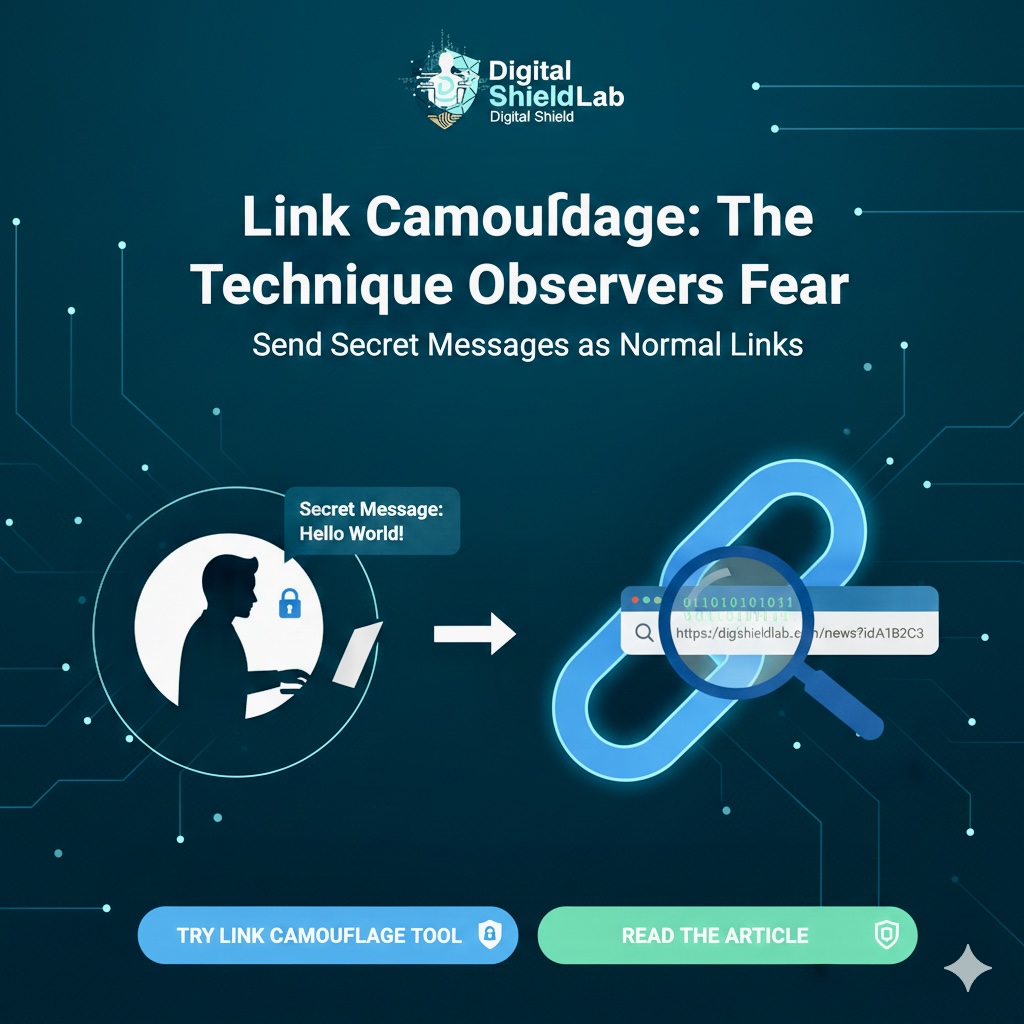تعلم كيف تحول رسائلك الحساسة إلى روابط عادية تماماً وتتجاوز الرقابة الرقمية باستخدام أداة Link Camouflage.