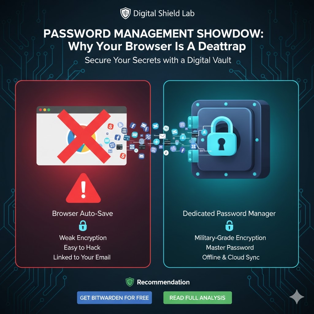 لماذا يجب أن تتوقف عن حفظ كلمات المرور في المتصفح فوراً؟