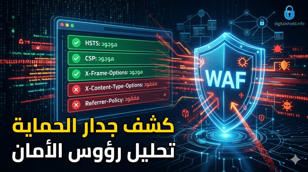 اكتشف ما إذا كان أي موقع يستخدم جدار حماية تطبيقات الويب (WAF) وقم بتحليل رؤوس حماية HTTP (مثل HSTS و CSP) للكشف عن الثغرات الأمنية المفقودة. أداة فحص فورية ومجانية.