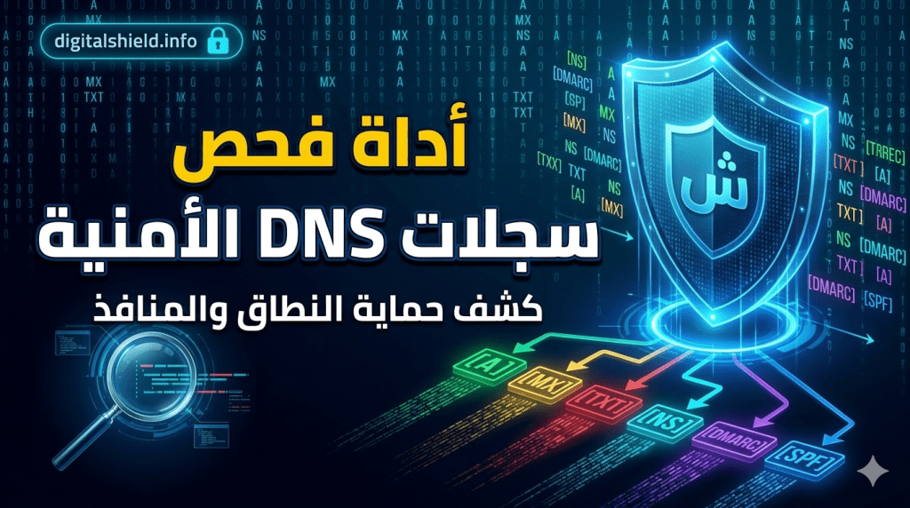 استخدم أداة فحص سجلات الـ DNS المجانية لاستخراج بيانات التوجيه وحماية البريد الإلكتروني لأي موقع. فحص فوري وسريع لسجلات A, MX, TXT, DMARC, و SPF لأغراض الـ OSINT.