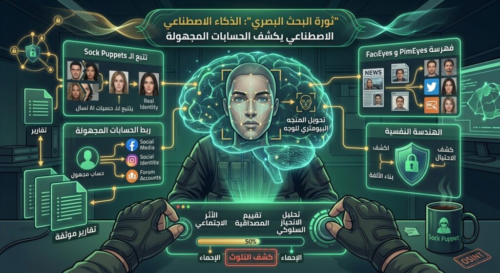 ثورة البحث البصري": كيف تستخدم محركات التعرف على الوجوه المدعومة بالـ AI في تتبع الحسابات المجهولة؟